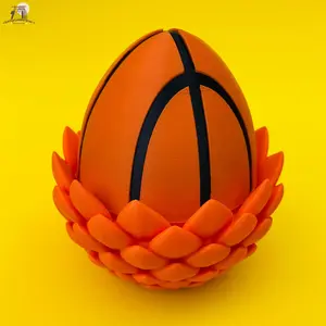 Basketball Egg Creature Set – Cute Sports Desk & Car Decor, Adorable Display Figures, Unique Gift for Him, Her & Friends, Birthday, Valentine, Halloween & Christmas