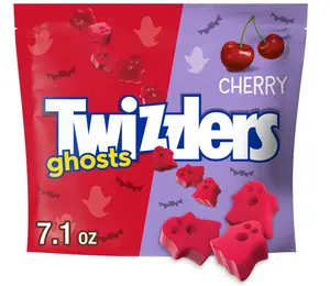 Twizzlers Halloween Ghosts – Cherry Flavored Chewy Candy, 7.1 oz