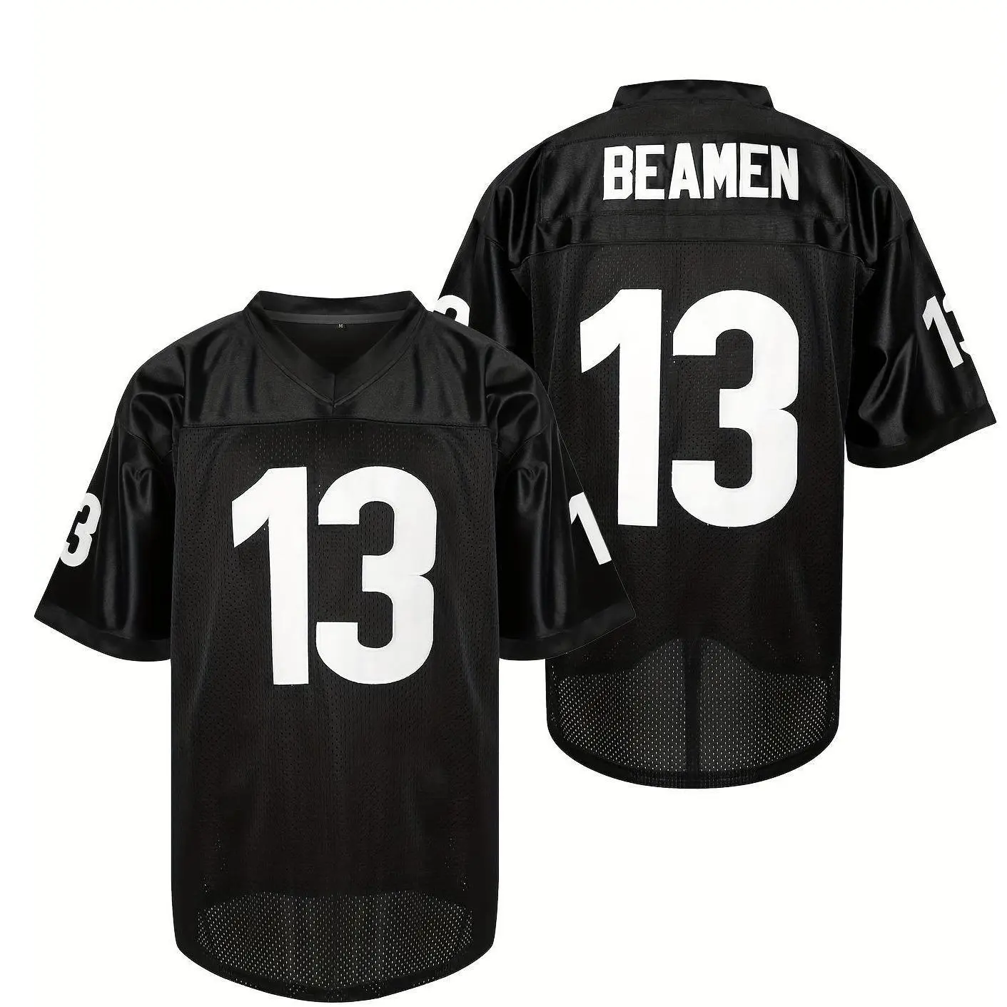 Men's football jersey，#13 v-neck mesh breathable. Running sports training competition wear, breathable, gift for sports enthusiasts