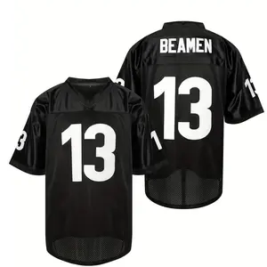 Men's football jersey，#13 v-neck mesh breathable. Running sports training competition wear, breathable, gift for sports enthusiasts