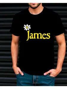 James Band T-shirt, Daisy logo, Scottish indie rock, Manchester, Tim Booth, British pop music, Men's and Women's 3D T-shirt