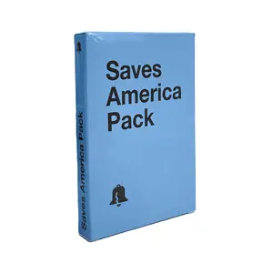 Mini Expansion "Saves America Pack"  Party Game Cards, Creative Pocket Halloween Christmas Toys, Best Gift for Friends, 30-cards, Word Cards