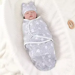 2026 New Arrival 2Pcs Soft Wrap Sleep Bag Blanket, Breathable Cozy Fabric, Easy Swaddle Design, Holiday Gift