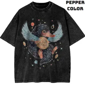 Niffler Shirt, Harry Potter Shirt, Movie Shirt, Vintage Graphic Tees, Unisex Vacation Outfits Top Menswear Womenswear Streetwear Tshirt