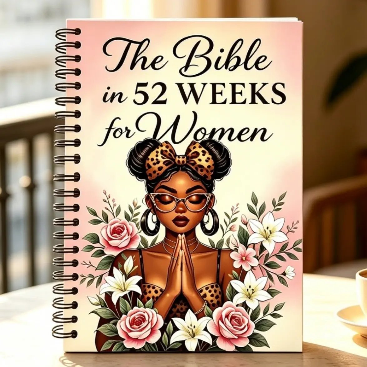 African American Women Exclusive 52-Week Bible Devotional Journal, Bible Study Journal, Reflection Journal, Prayer Notebook + Scripture Notes, Culture Faith Guide, Church Notes Journal
