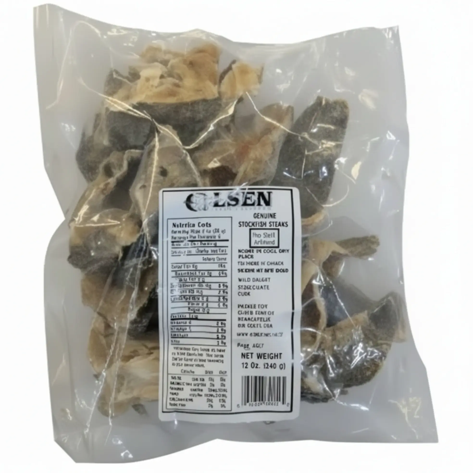 Olsen Genuine Stockfish Steaks – Wild-Caught Cusk, 12 oz