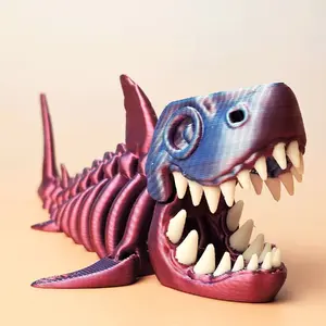 Skeleton Shark 8" 3D Printed