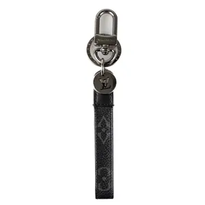 Pre-owned Louis Vuitton canvas Bag Accessories Monogram Eclipse Dragonne Key Charm L26021751