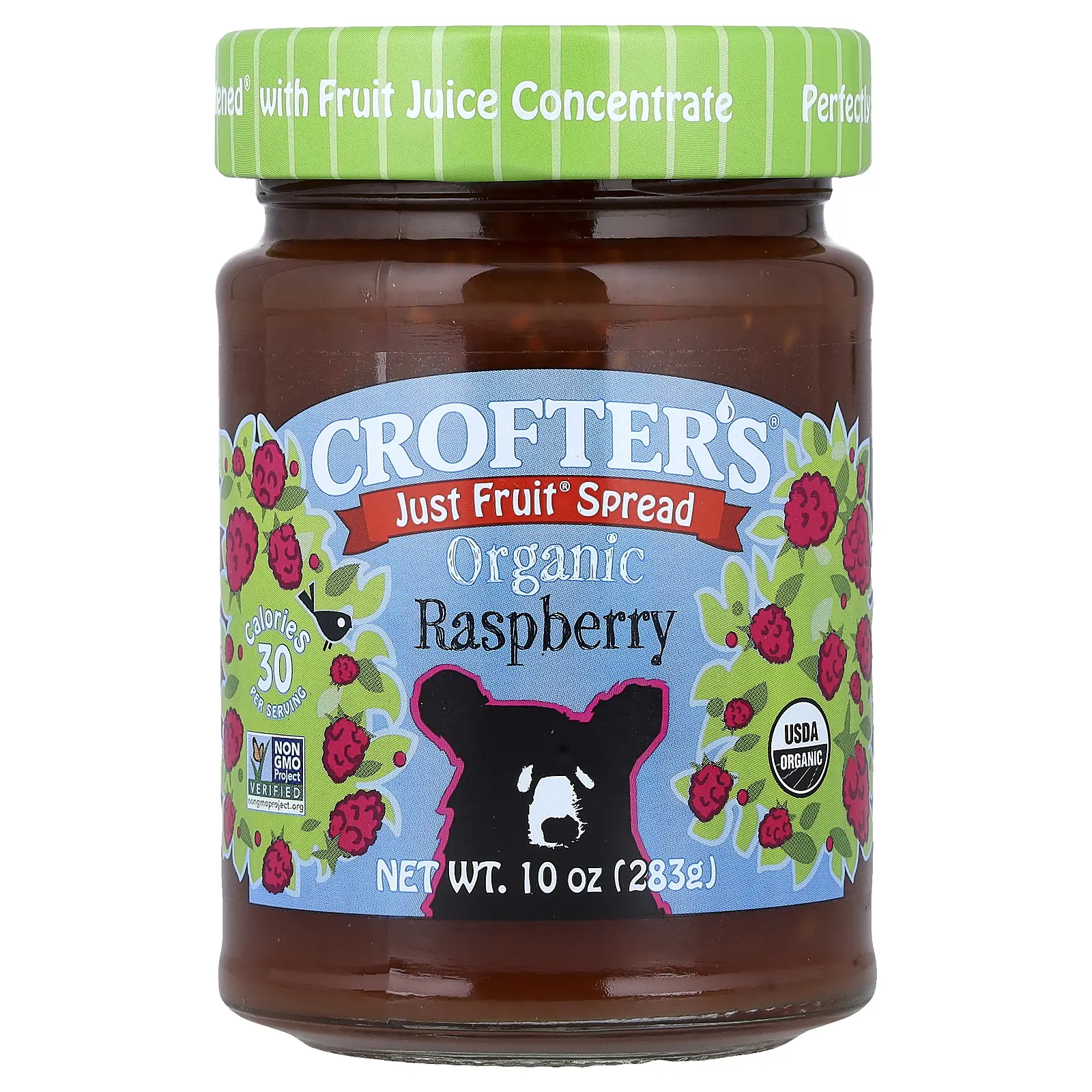 Crofter's Organic Organic Just Fruit® Spread, Raspberry, 10 oz (283 g)