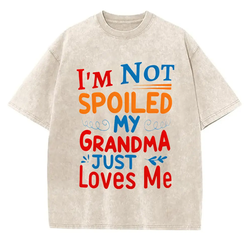 Washed T-shirt-Apricot