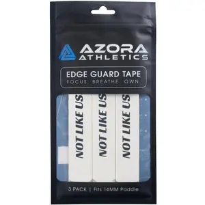 Pickleball Edge Guard Tape - “NOT LIKE US.” / 14mm - White / Azora Athletics