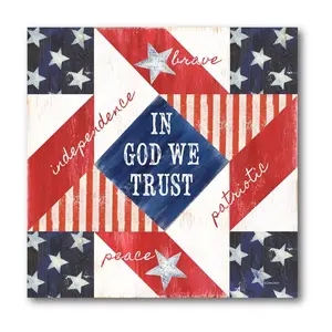 Courtside Market Patriotic 24" x 24" Canvas