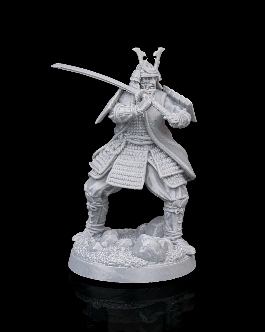 Haruka the Indomitable Spirit 3D Resin Printing Gaming Miniature - Amaterasu Warriors Handmade Customizable Paintable Figurines & Miniatures, Tabletop RPG DnD Collectible Home Decor Statue