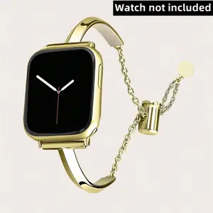 Stainless Steel Watch Band (Only Band), Slim Versatile Watch Band for Men/Women, Wearable Accessories for Apple Watch 38mm 40mm 41mm 42mm 44mm 45mm 49mm