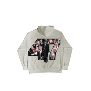 Trump 47TH Jersey Style Type Hoodie