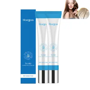 HOEGOA Salicylic Acid Scalp Serum - Cooling Menthol Treatment for Thinning Hair & Dandruff, Lightweight Non-Greasy Formula with Dexpanthenol, Plant Extract Haircare & Organic Argan Oil Repair Oil