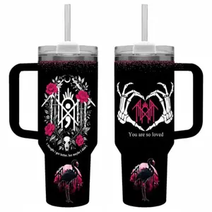 Vintage Sleep Token Music Tumbler 40oz 20oz Gifts, Sleep Token Band Tumbler, Gift For Fan