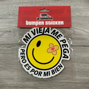 Me pega bumper sticker