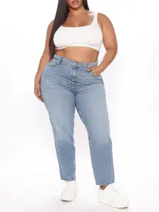 Very Special High Rise Mom Jeans - Medium Wash