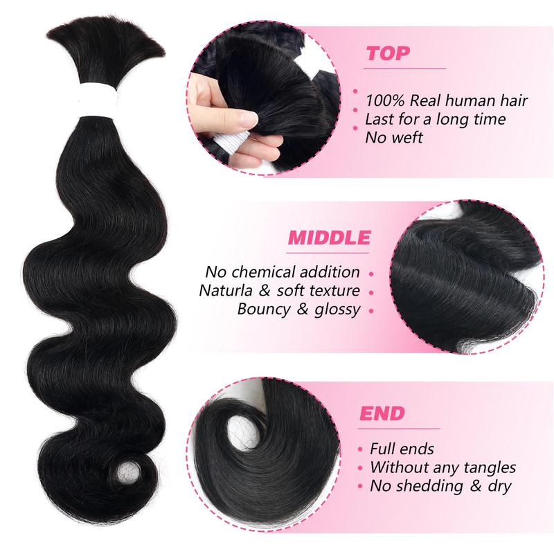 GK 100 Percent Human Hair Braiding Hair for Bohemian Knotless 100 G Braiding Human Hair Bulk No Weft Body Wave Natural Black (18 Inch, Body Wave) GK 100 Percent Human Hair Braiding Hair for Bohemian Knotless 100 G Braiding Human Hair Bulk No Weft Body Wave Natural Black (18 Inch, Body Wave)