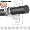 Antimbee 8-pack No Drill Adhesive Curtain Rod Brackets, Sticky Curtain Rods Hooks, Nail Free Adjustable Curtain Hanger for Wall, Bathroom, Kitchen, Fallhomedecor, Sohochic