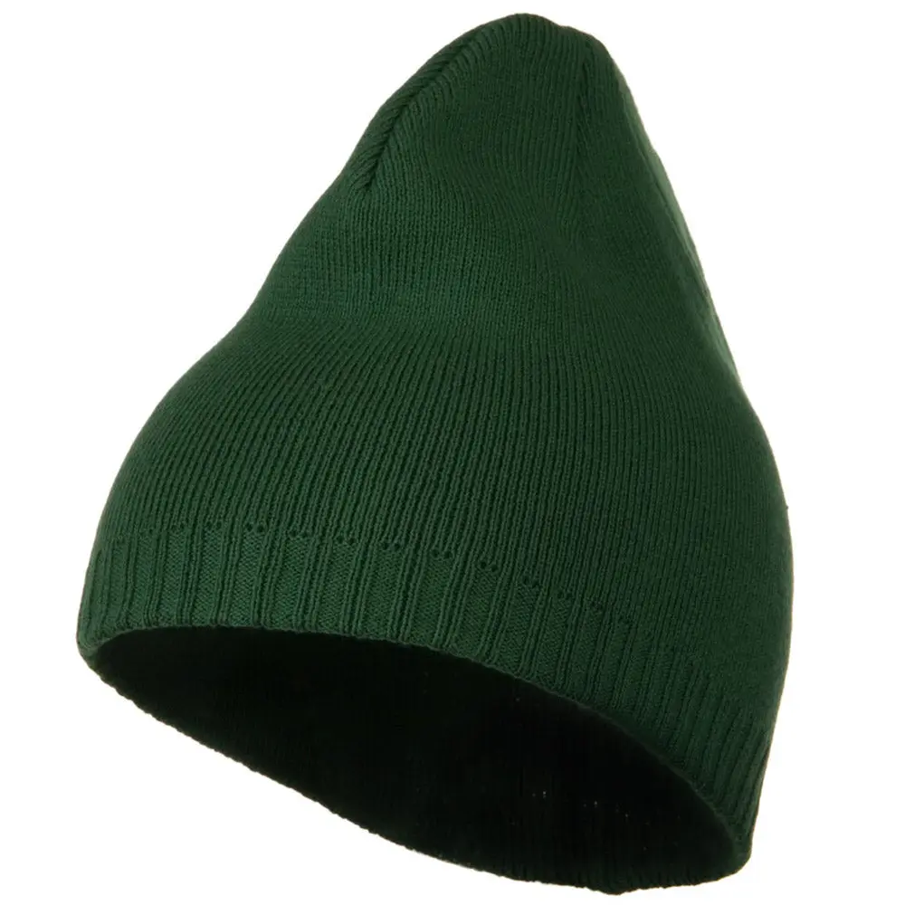 Decorative Ribbed Short Beanie Decorative Ribbed Short Beanie