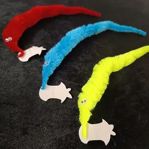 3pcs Colorful Magic Worm Seahorse Fairy Props, Random Colors, Twisted Insects, Creative Novelty Set, Invisible Wire Activation, Party Gift, Halloween