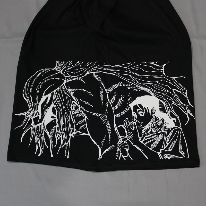 Jujutsu Kaisen Yuta x Rika Anime Manga Black Short Sleeve T-Shirt