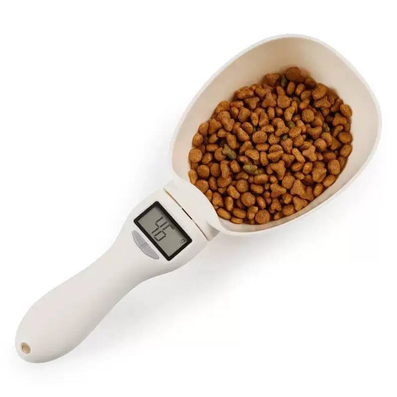 Digital Compact Accurate Food Scale with Detachable Spoon - Electronic Kitchen Scoop Utensil, Adjustable Units, Digital Readout, Ingredient Meas, Instant Measurement for Home Cooks, Baking
