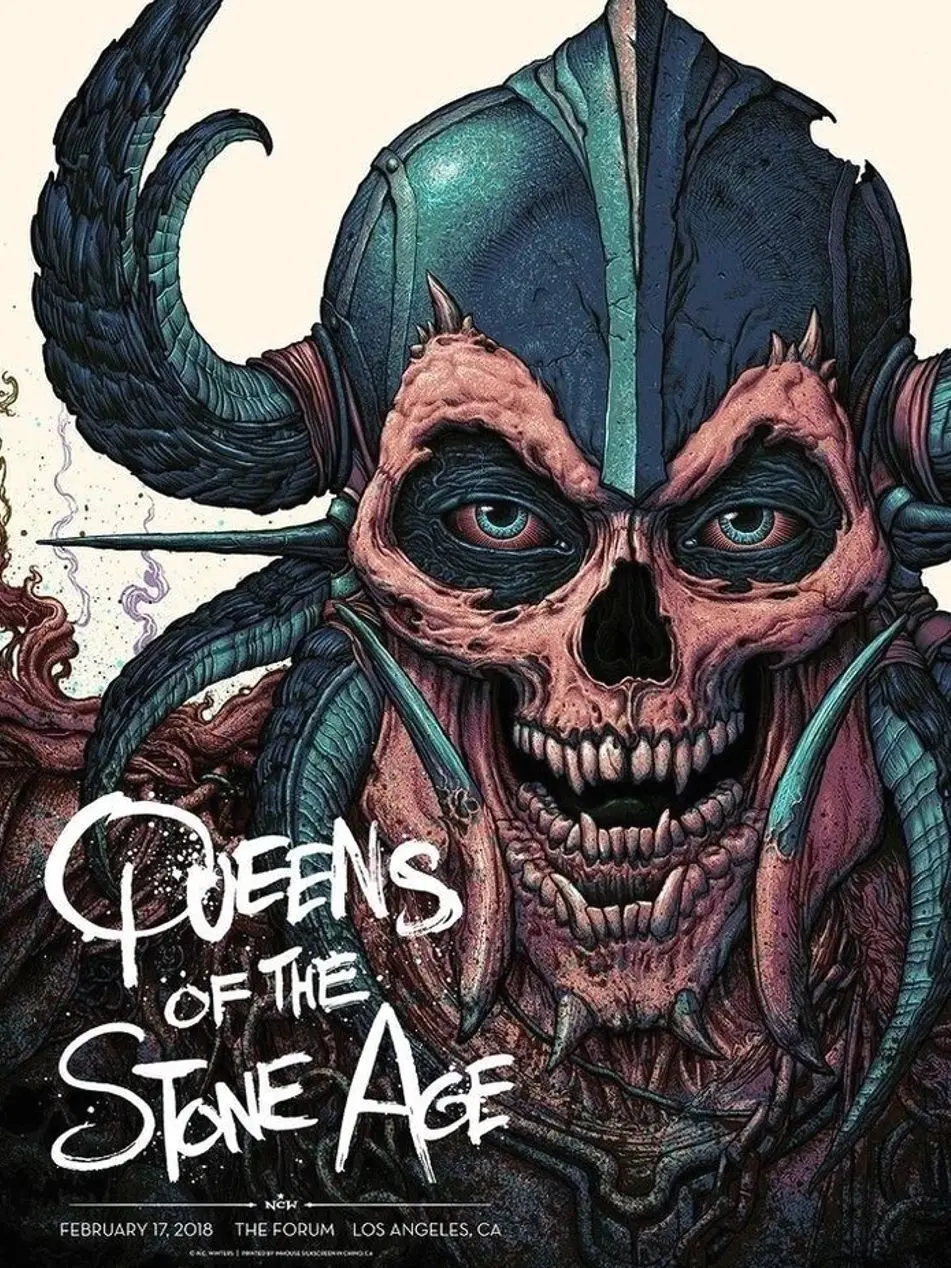 Queens Of The Stone Age Concert poster Wall art Print Lot of 4 Sizes Vary