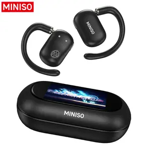 MINISO MS159 Open Wireless Earphones LED Full-color Touch Screen Ear Hooks Adjustable Angle Hearphones HIFI Sound Support Voice Calls, Sports and Fitness