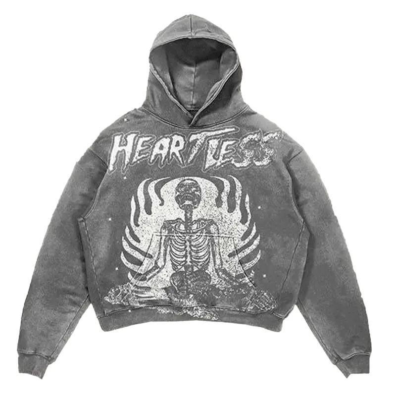 number nine double skull hoodie - TikTok Shop