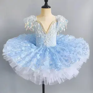 Summer Stage Ballet Leotards Girls Dresses Princess Dance Girl Dress