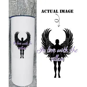 20 oz Skinny White Tumbler | Made to Order | Choose Your Design