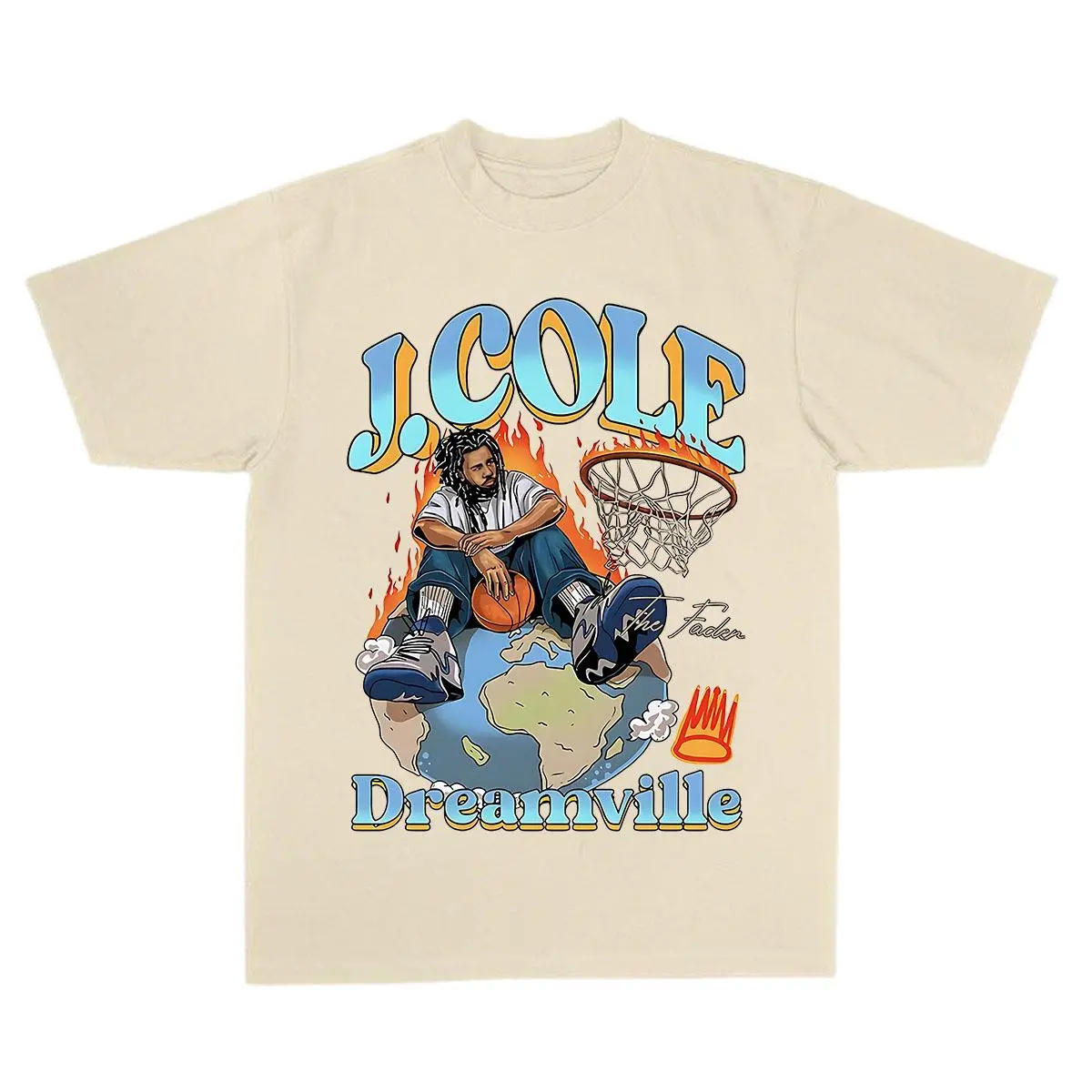 J Cole Dreamville Unisex T-shirt all size color, Vintage T-Shirt