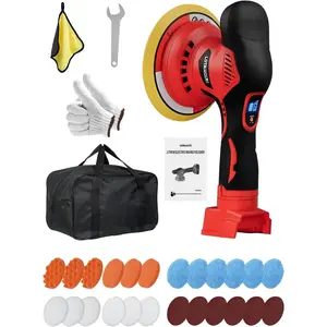 Car Polisher for Car Detailing Compatible for Battery, and Buffers Up To 5500Rpm, Orbital Buffer for Car with 6 Variable Speed -NO Battery