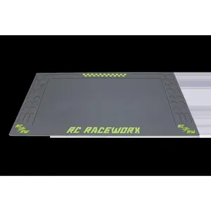 RC Raceworx Worx Pit Mat in Black and Green
