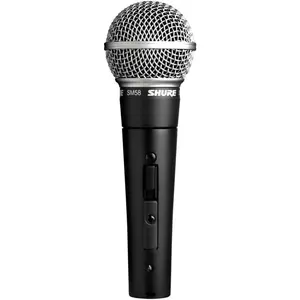 Shure SM58S Vocal Microphone with On/Off Switch Audio Steel