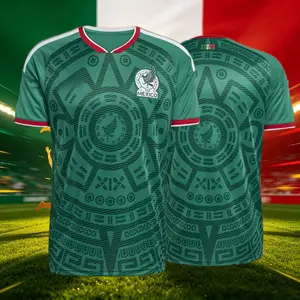2026 Mexico Home Away Short And Long Sleeve Soccer Jerseys Fans Version Breathable