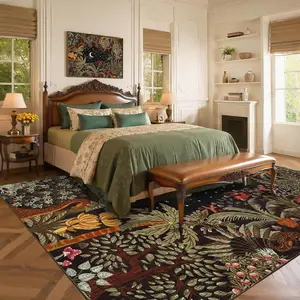 GARVEE Large Area Rugs 9x12 for Living Room, Jungle Animal Washable Rug Soft Non Slip Backing Floor Mat Carpet Indoor Thin Accent Rug for Bedroom Dining Room Playroom Nursery Home Decor