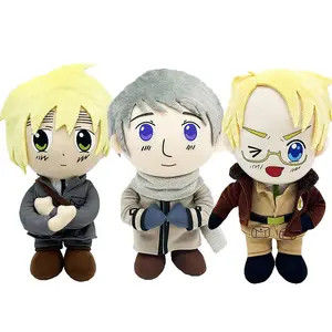 Hetalia Axis Powers Worlds Stars Plush Toy Arthur Kirkland Ivan Braginsky Alfred F. Jones Stuffed Doll Soft Gifts for Fans Xmas