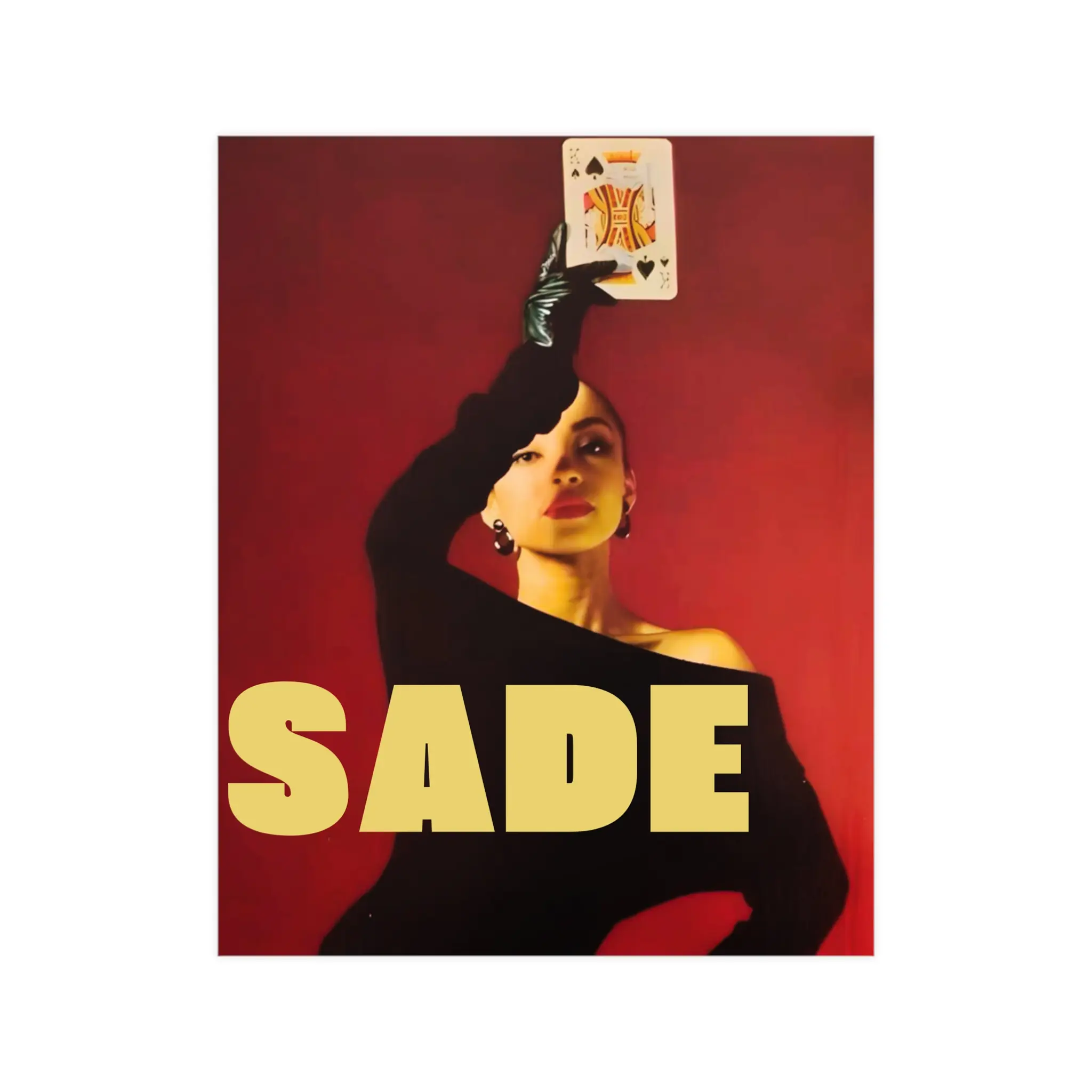 Sade Portrait Poster | Matte Music Icon Wall Art