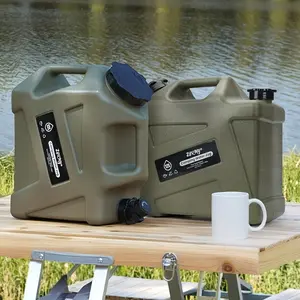 Portable 3.2 Gallon 12 Liter Outdoor Water Tank with Tap, Camping Hiking Emergency Water Storage, Picnic Travel Outdoor Activities