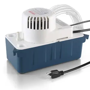 VEVOR Condensate Pump, 1/33 HP, 100 GPH, 22 ft Lift, 115V Automatic Condensation Removal Pump with Safety Switch & 20 ft Tubing, for Air Conditioner, Dehumidifier, HVAC, Furnace, Ice Maker Water Drai