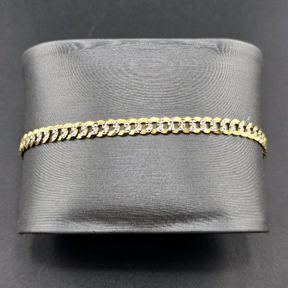 Gold 14k Bracelet Size 7.5"  4.0mm Elegant Design for Everyday Wear - Perfect for Daily Use