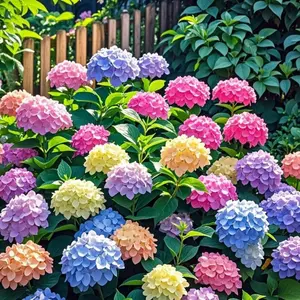 Mixed Color Hydrangea Seeds – 200 Pcs for Pink, Blue & White Ornamental Garden Blooms