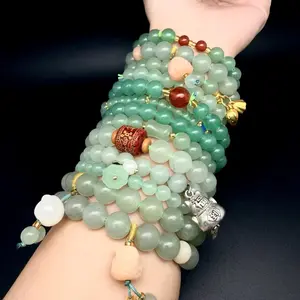 [Live-streaming exclusive sale] Natural jade elastic bracelet