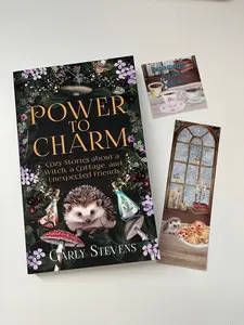 SIGNED cozy cottagecore fantasy book--Power to Charm: Cozy Stories About a Witch, A Cottage, and Unexpected Friends