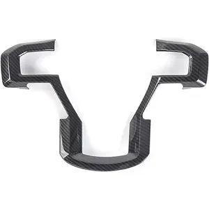 for F-150 ABS Carbon Fiber Steering Wheel Cover Trim for 2015 2016 2017 2018 2019 2020 Ford F150, for 2017-2022 F250 F350, for 2018-2021 Ford Expedition