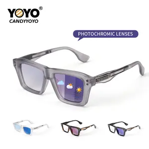 Original design, new trendy automatic-adjusting colored sunglasses, blue light blocking UV protection and sun protection suitable for everyday wear. Universal glasses for both men and women.